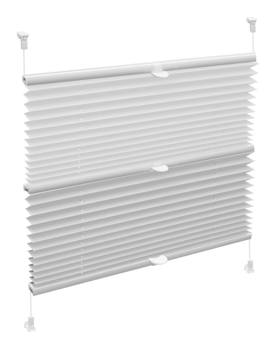 Roleta plisowana Duo 105 x 150 cm biała