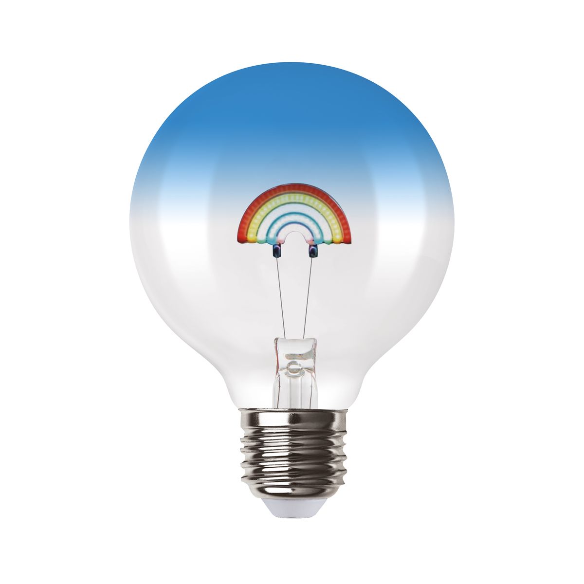 Żarówka dekoracyjna LED E27 Rainbow G80 Lexman