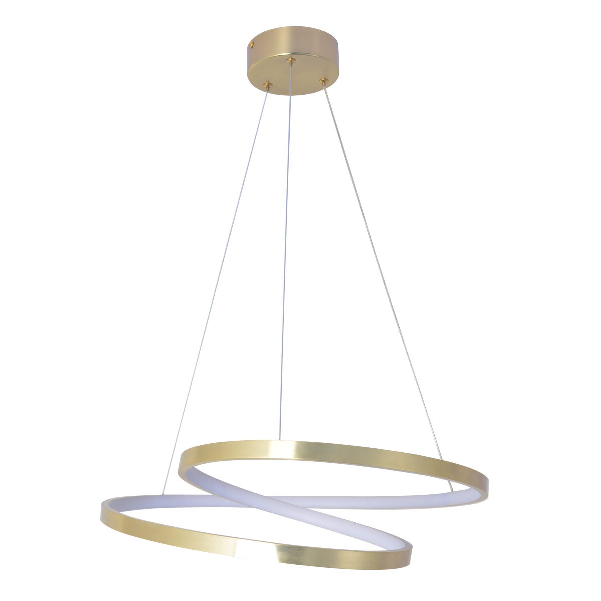 Lampa wisząca Zefira złota LED Sanico