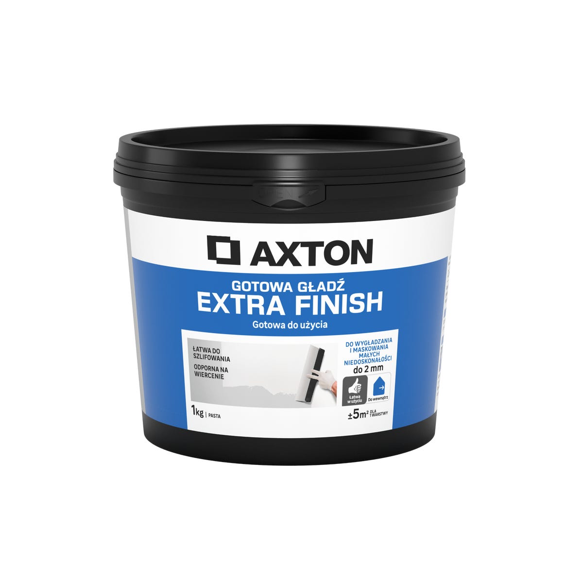 Gładź gotowa Extra Finish 1 kg Axton