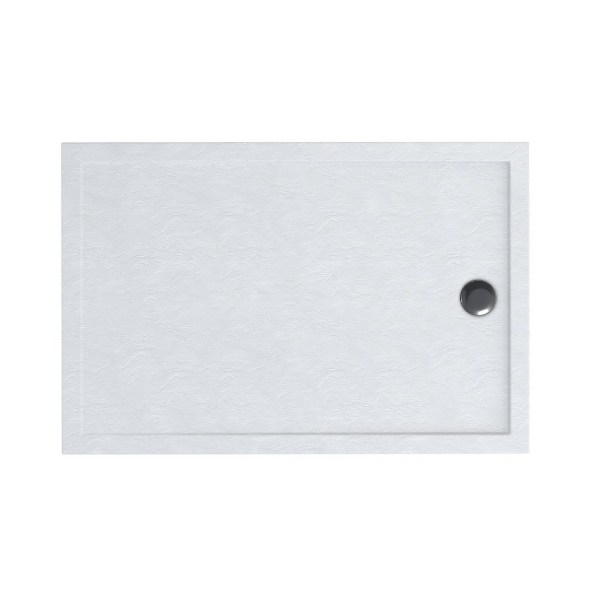 Brodzik do kabiny prysznicowej prostokątny 90x80x12 cm biały Frigo Sensea