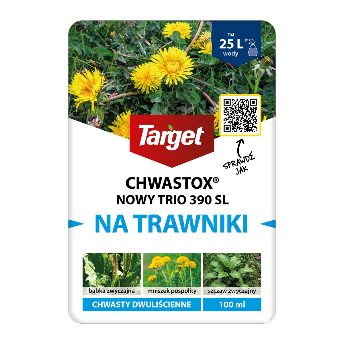 Target Środek na chwasty Chwastox Nowy Trio 390 SL 100ml