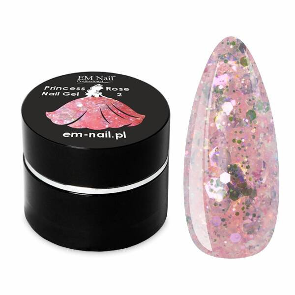 Żel do zdobień EM Nail Princess Blue Nail Gel Nr 2