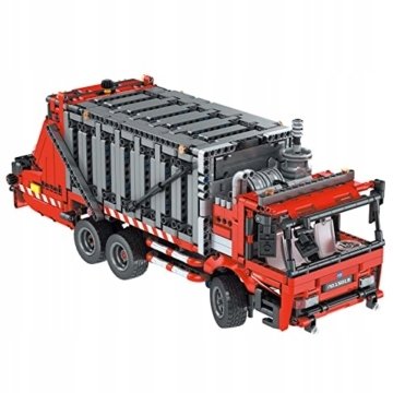 Mould King Klocki Konstrukcyjne 15019 Ciężarówka Śmieciarka 1689 elementów