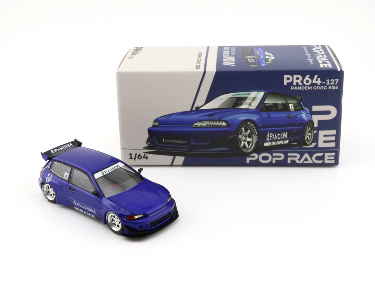 POP RACE PR64-127 Honda Pandem Civic EG6