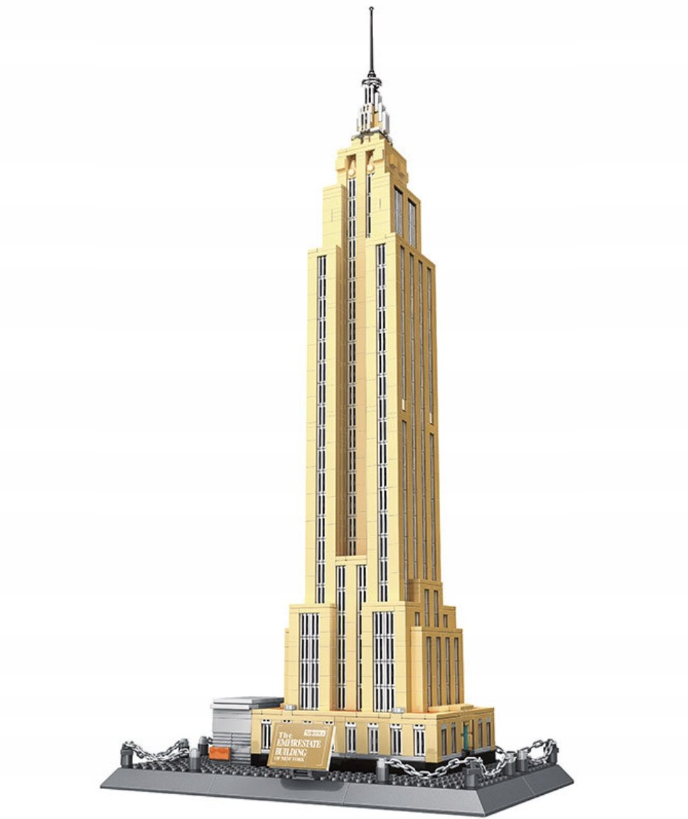 KLOCKI KONSTRUKCYJNE WANGE 5212 EMPIRE STATE BUILDING 1938 KLOCKÓW ZESTAW
