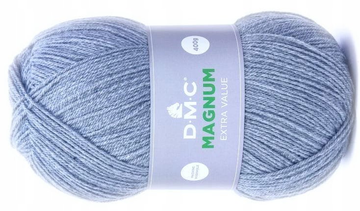 włóczka MAGNUM DMC kol. 817 / stalowy 400gr