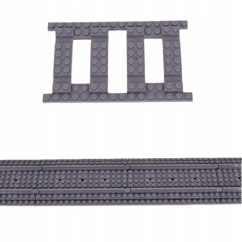 ZESTAW PODKŁADÓW POD TORY DO POCIĄGU PODSTAWA TORU 8SZT PROSTE DO L*GO CITY