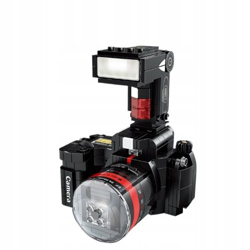 KLOCKI KONSTRUKCYJNE RETRO KAMERA ZESTAW KLOCKÓW DO UŁOŻENIA PREZENT