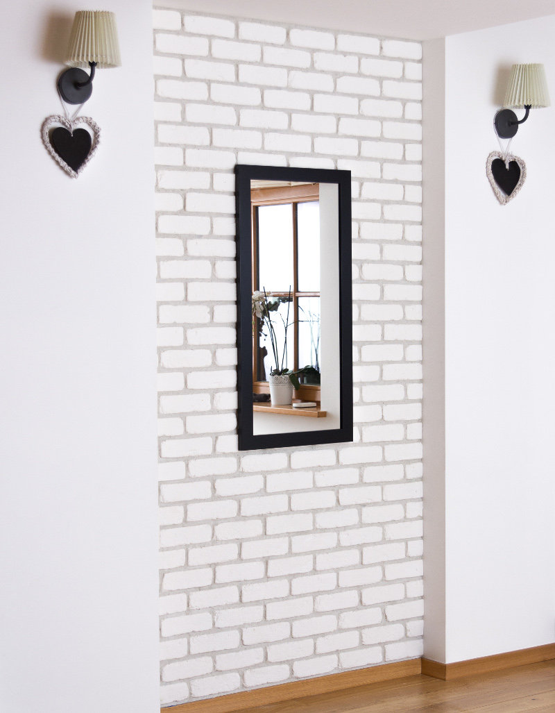 Lustro Profilmat w ramie CZARNEJ 100x70 PREMIUM