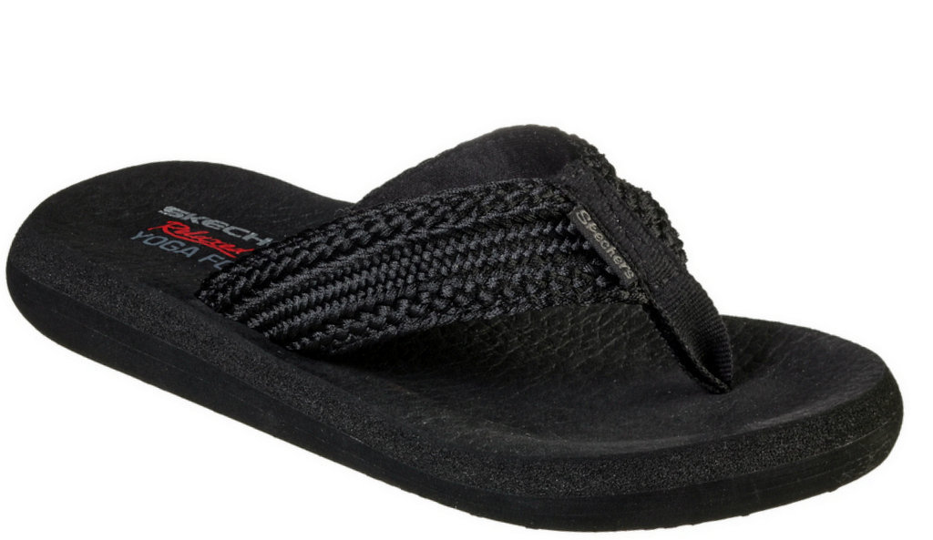 Buty klapki damskie Skechers Asana - Hidden Valley (119107-BBK)-38