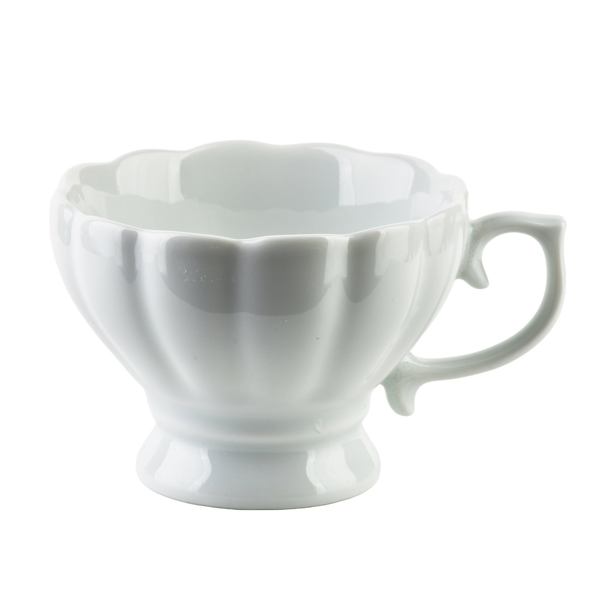 Filiżanka ryflowana BASIC 150ml MONDEX biała