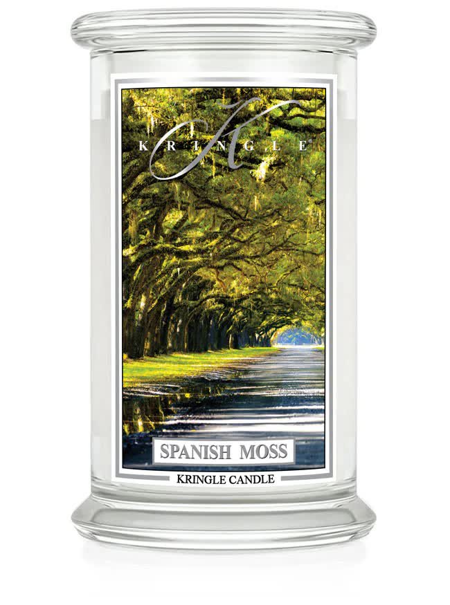Spanish Moss - Kringle Candle - duża świeca z dwoma knotami (624g)