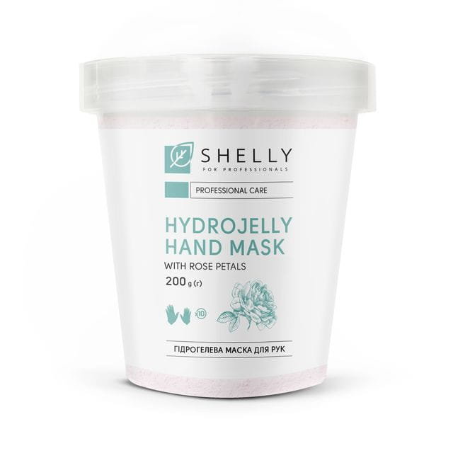 Hydrożelowa maska do rąk z płatkami róży Shelly 200 g