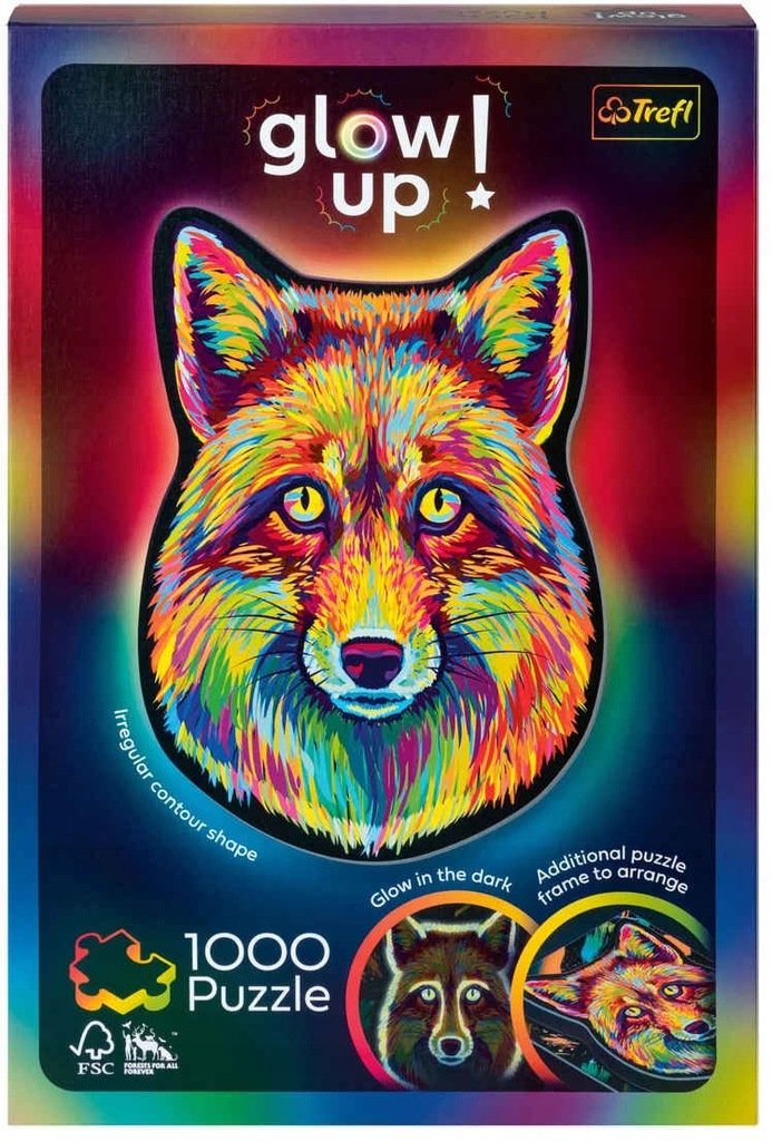 Puzzle Glow up Wilk 1000 elementów