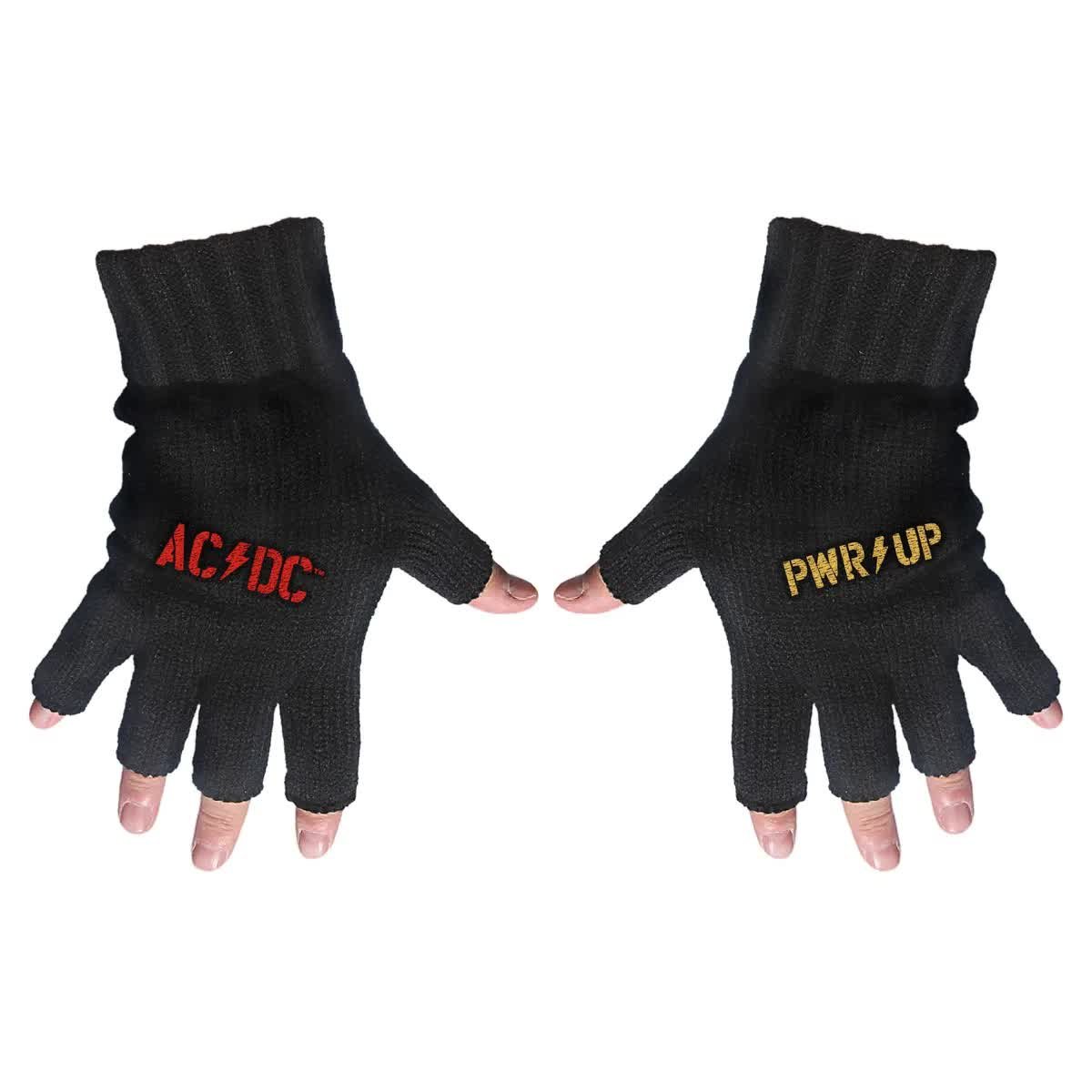 rękawiczki AC/DC - PWR UP / LOGO