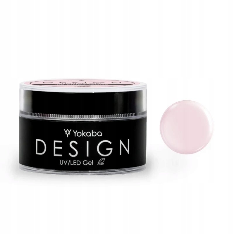 Żel podkładowy, budujący YOKABA PINKY WHITE 50ml DESIGN VEGAN