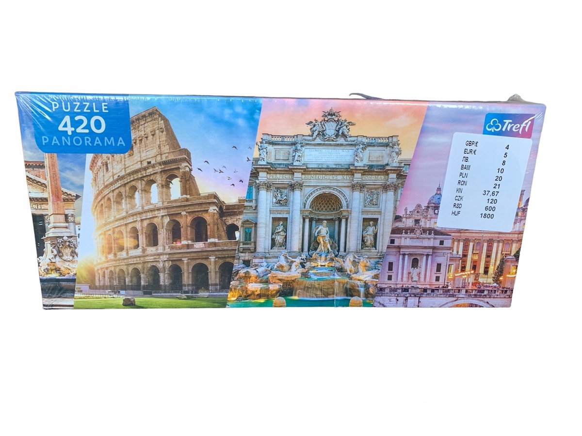 Puzzle znane miejsca Włochy panorama 420 elementów