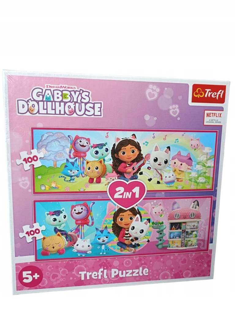 Puzzle Gabby's Wesoły domek Gabi 2x100 elementów