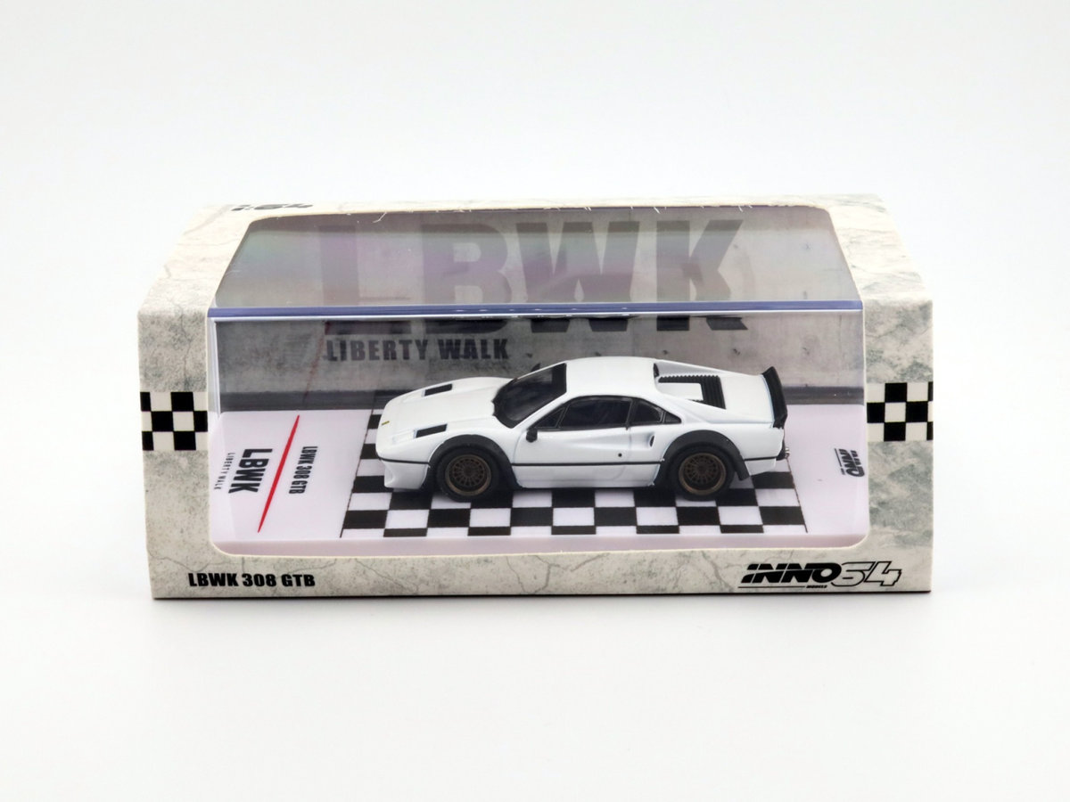 INNO64 Ferrari 308 GTB Liberty Walk LBWK White