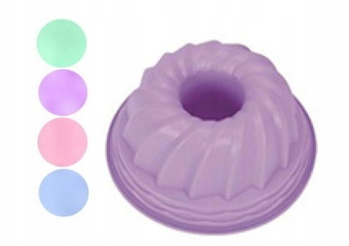 Forma silikonowa do babki 23,5cm, kolory.
