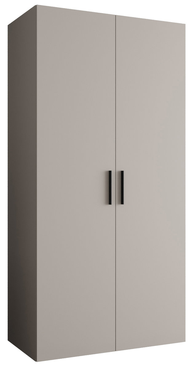 Szafa uchylna otwierana BARI 1 100 wys. 202 cm Kaszmir + u. Czarny