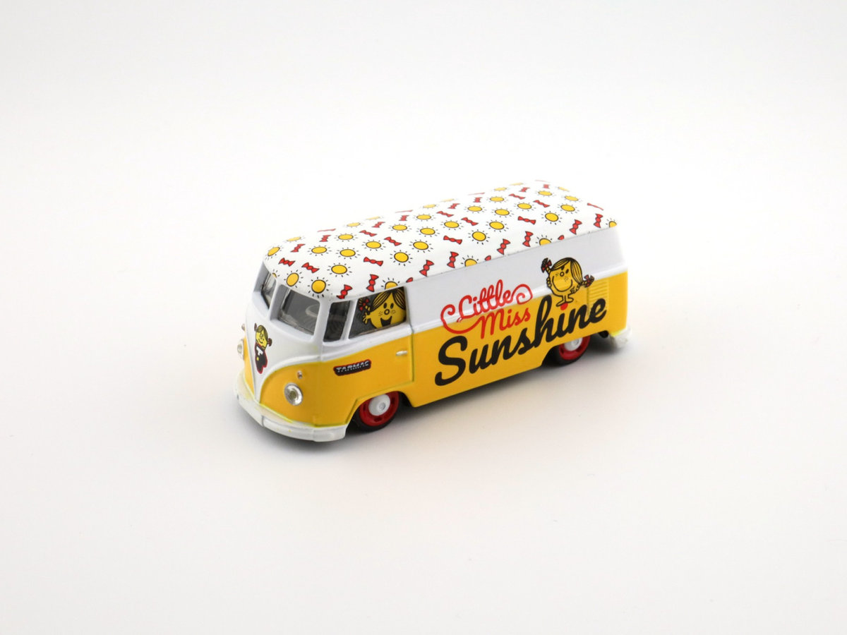 TARMAC WORKS Volkswagen VW II (T1) Panel Van Mr. Men Little Miss Tarmac & Schuco