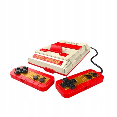 KLOCKI KONSTRUKCYJNE RETRO KONSOLA ZESTAW KLOCKÓW DO UŁOŻENIA PREZENT