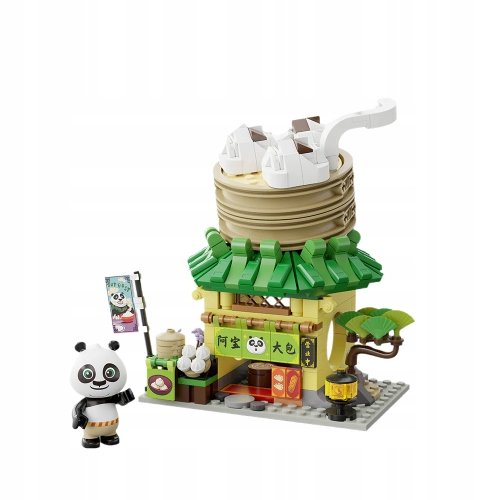KLOCKI KUNG FU PANDA MINI STREET VIEW PANTASY DUMPLING SHOP PIEROGARNIA P