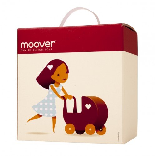 MOOVER Mini Wozek dla Lalek drewniany