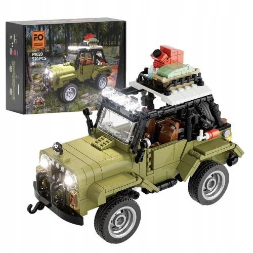 KLOCKI SAMOCHÓD TERENOWY POJAZD F9020 LED ŚWIECĄCA ZESTAW DO UŁOŻENIA