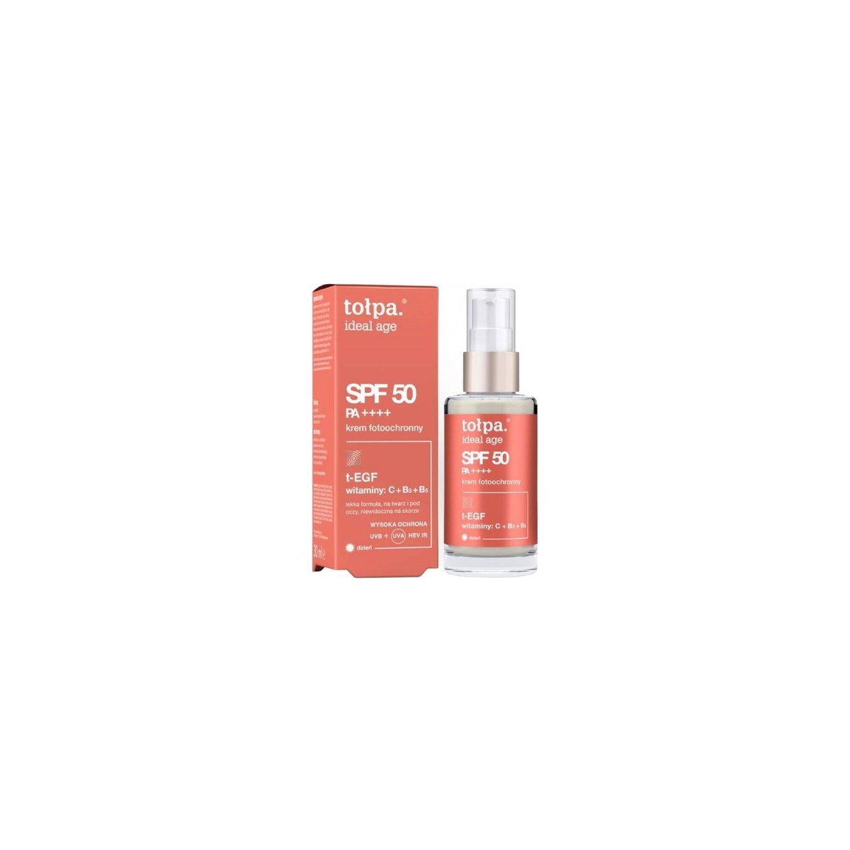 Tołpa Ideal Age SPF50 Krem do twarzy fotoochronny 30 ml