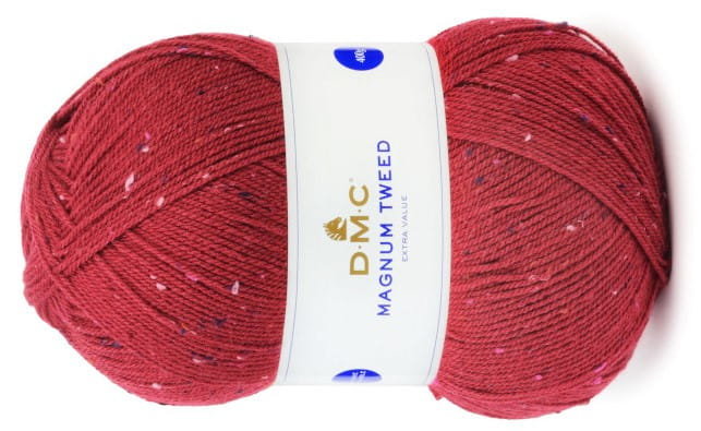 włóczka MAGNUM TWEED DMC kol. 055 / blada malina 400gr