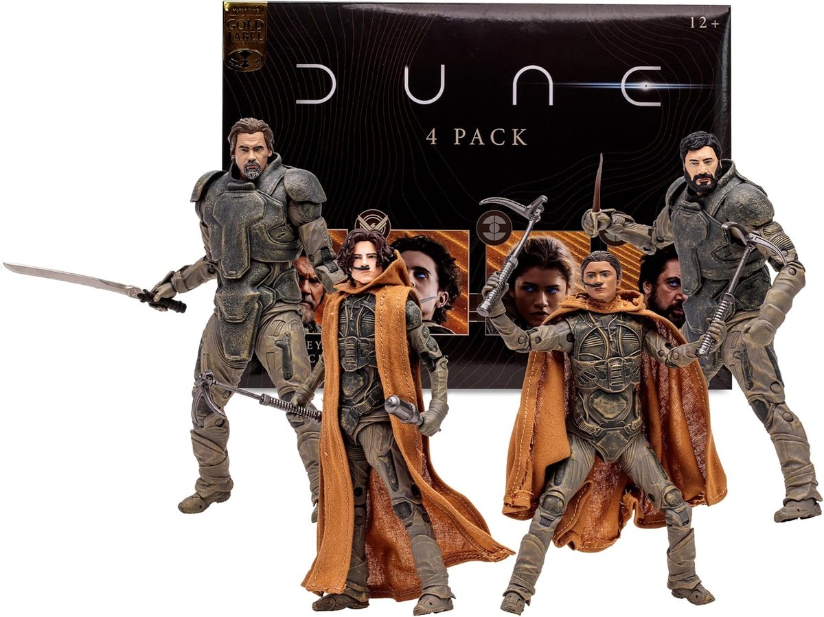 McFarlane Toys - Dune: Część druga Gurney Halleck Paul Atreides Chani