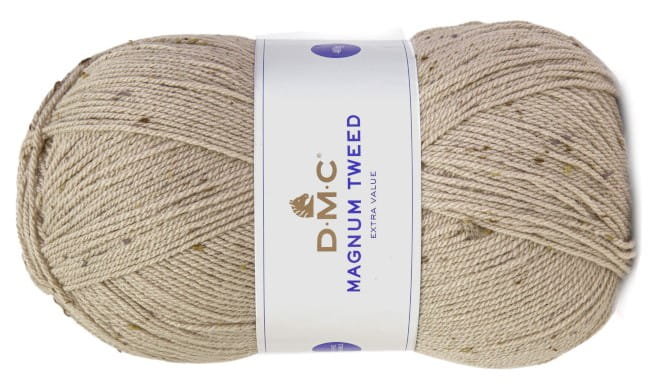 włóczka MAGNUM TWEED DMC kol.117 / brudny beż 400gr