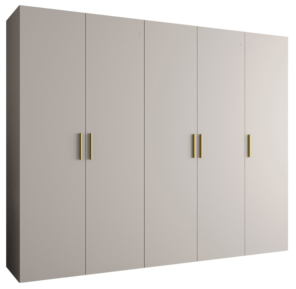 Szafa uchylna otwierana BARI 1 250 wys. 202 cm Kaszmir + u. Złoty