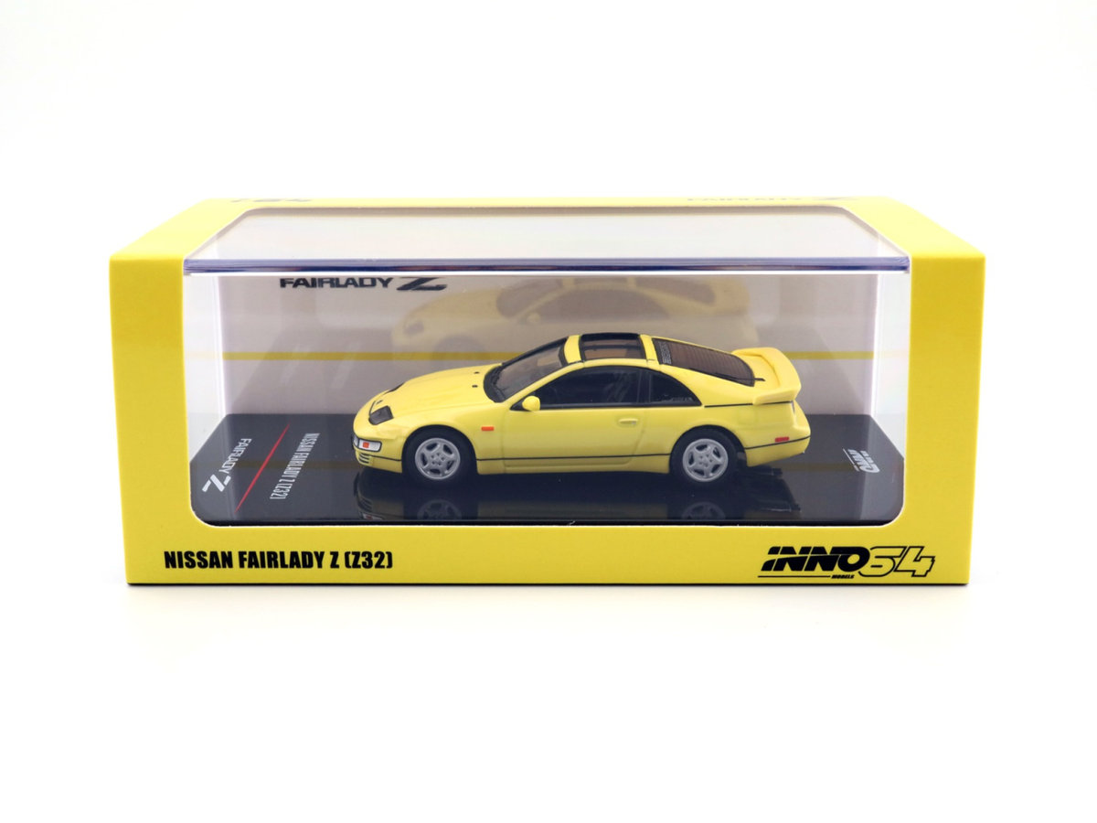 INNO64 Nissan Fairlady Z (Z32) 300ZX Yellow Pearlglow + dodatkowy zestaw kół