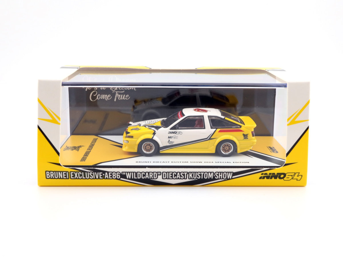 INNO64 Toyota Sprinter Trueno AE86 Brunei Diecast Kustom Show 2024 WILDCARD
