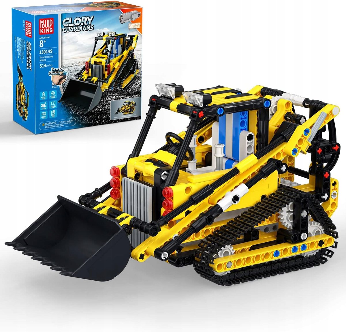 Mould King Klocki Konstrukcyjne 13014S Koparka Maszyna Budowlana 518 el.