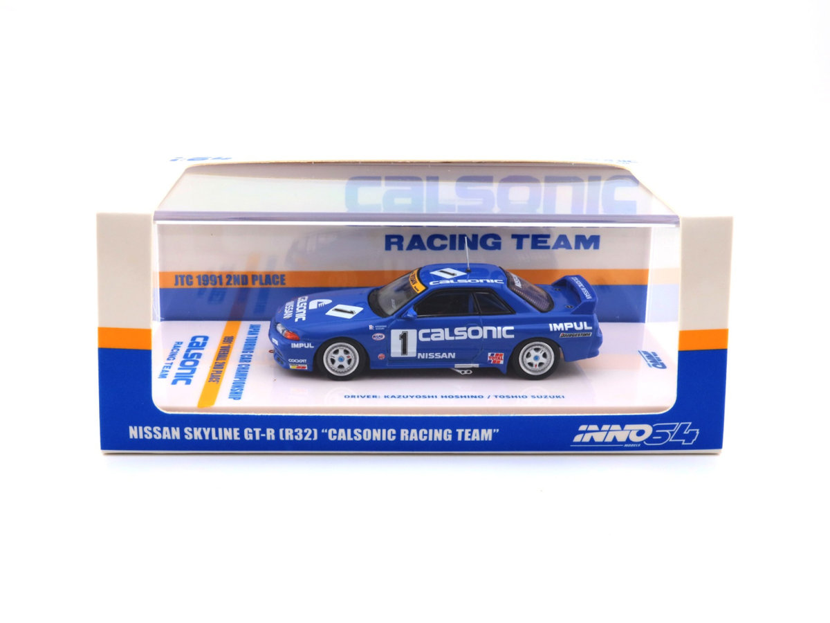 INNO64 Nissan Skyline GT-R (R32) Calsonic Racing Team #1 JTC 1991