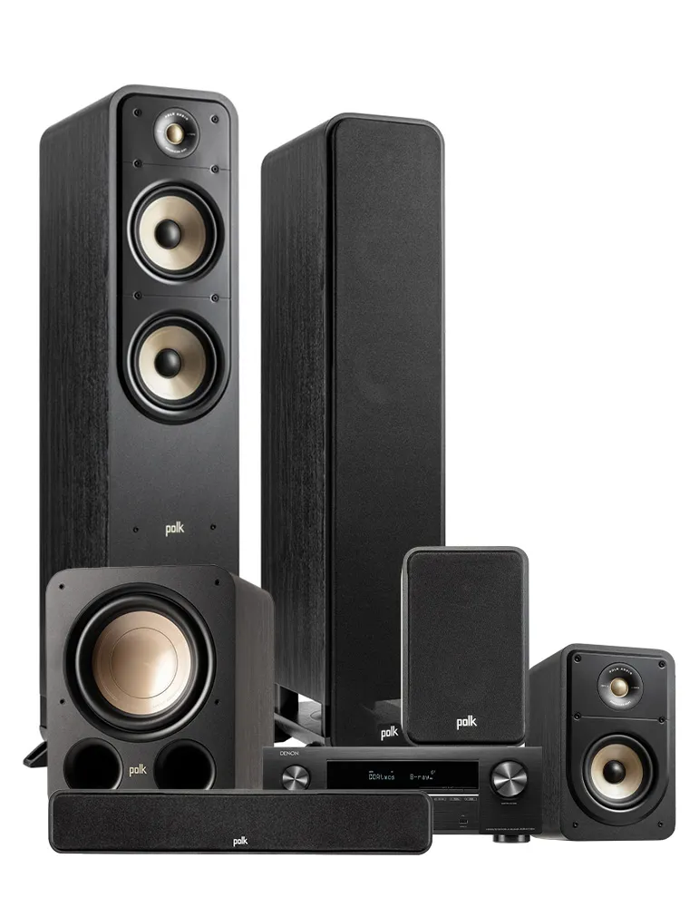 Denon AVR-X1800H + Polk Audio ES55/ES15/ES35C/ES10SUB — Kino domowe z Dolby Atmos,  16846-defaultCombination