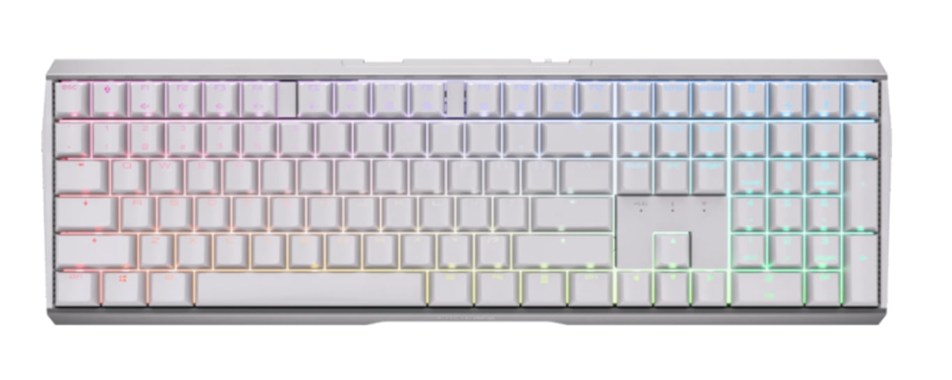 CHERRY MX 3.0S Wireless klawiatura Gaming RF Wireless + Bluetooth QWERTZ Niemiecki Biały G80-3872LJBDE-0