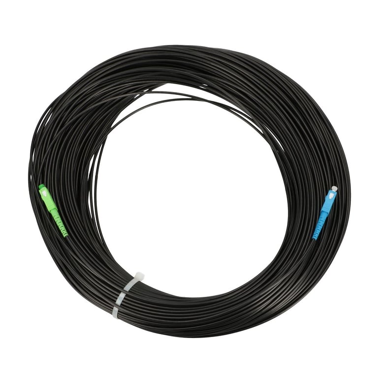 Extralink Patchcord SC/APC-SC/UPC Okrągły, wiszący, jednomodowy, Simplex, G.657A2, 100m EX.18532