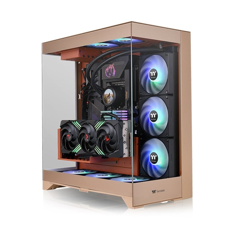 Thermaltake CTE E550 TG Midi Tower Piaskowy CA-1Z8-00MGWN-00