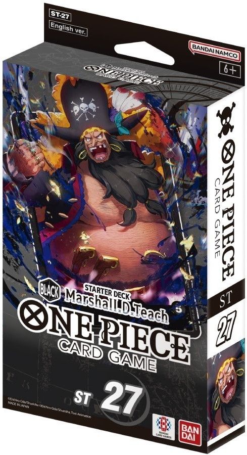 One Piece: The Card Game - ST-27 - Starter Deck - Black Marshall.D.Teach Bandai - gra