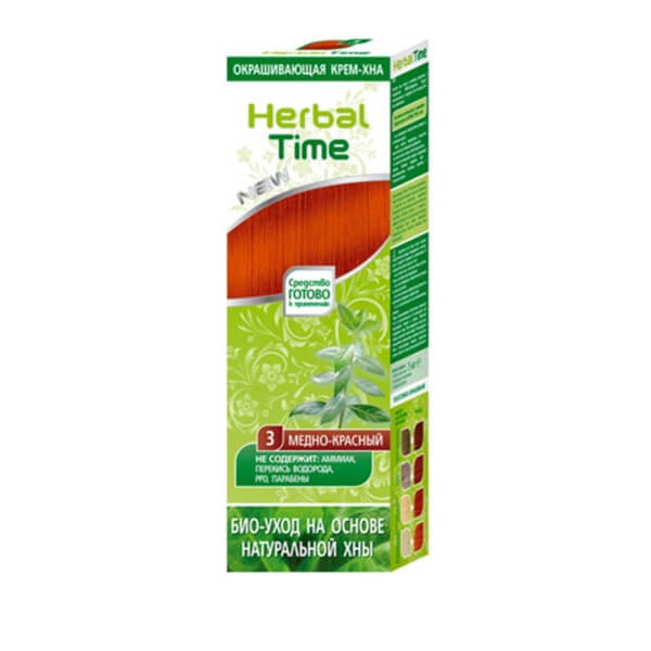 Herbal Time Naturalna Henna Miodowa Czerwień 75 ml