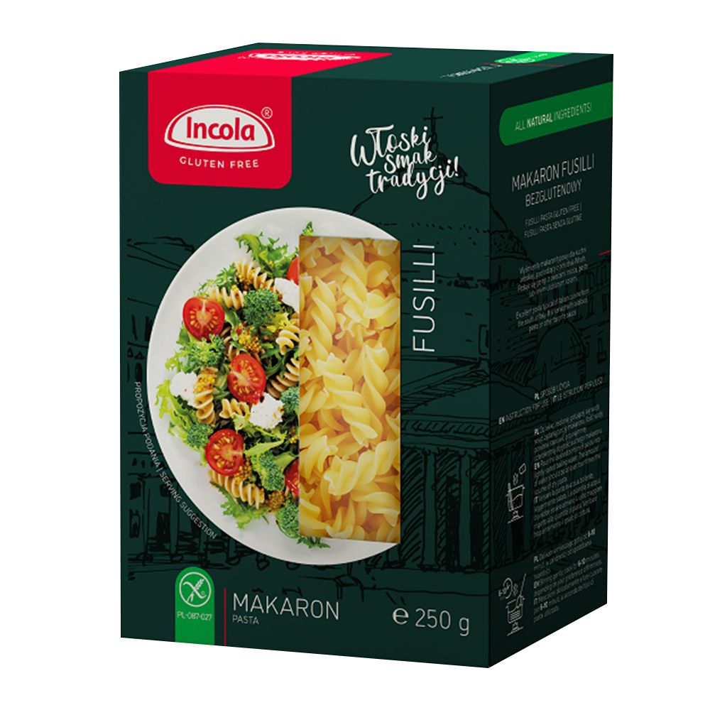 Incola Makaron Fusilli bezglutenowy 250 g