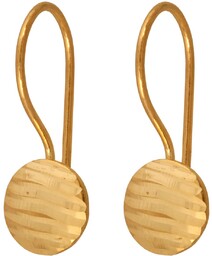 Złote kolczyki 585 wiszące prezent grawer pudełko