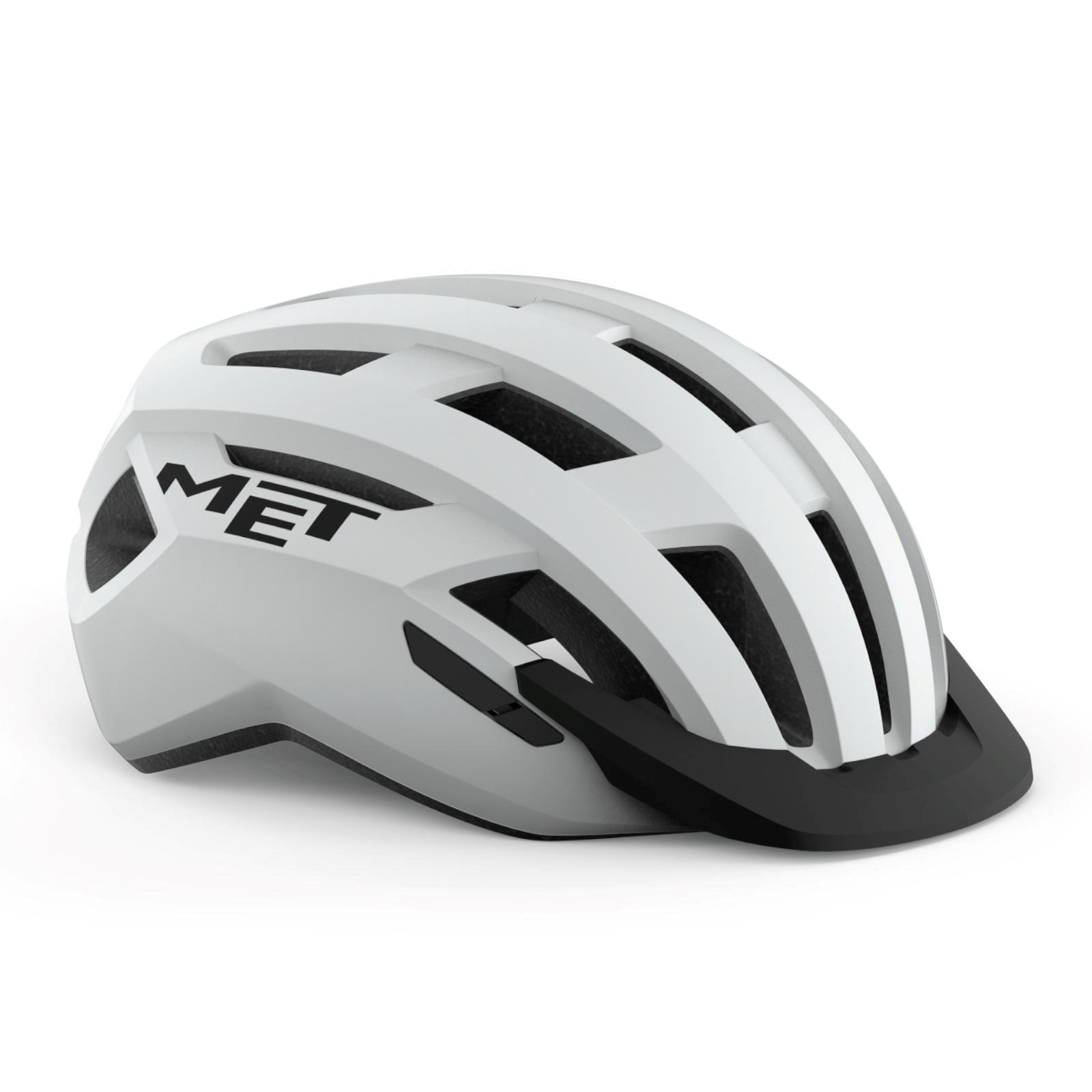 MET Allroad Kask, white matte M | 56-58cm 2021 Kaski miejskie i trekkingowe 57002801