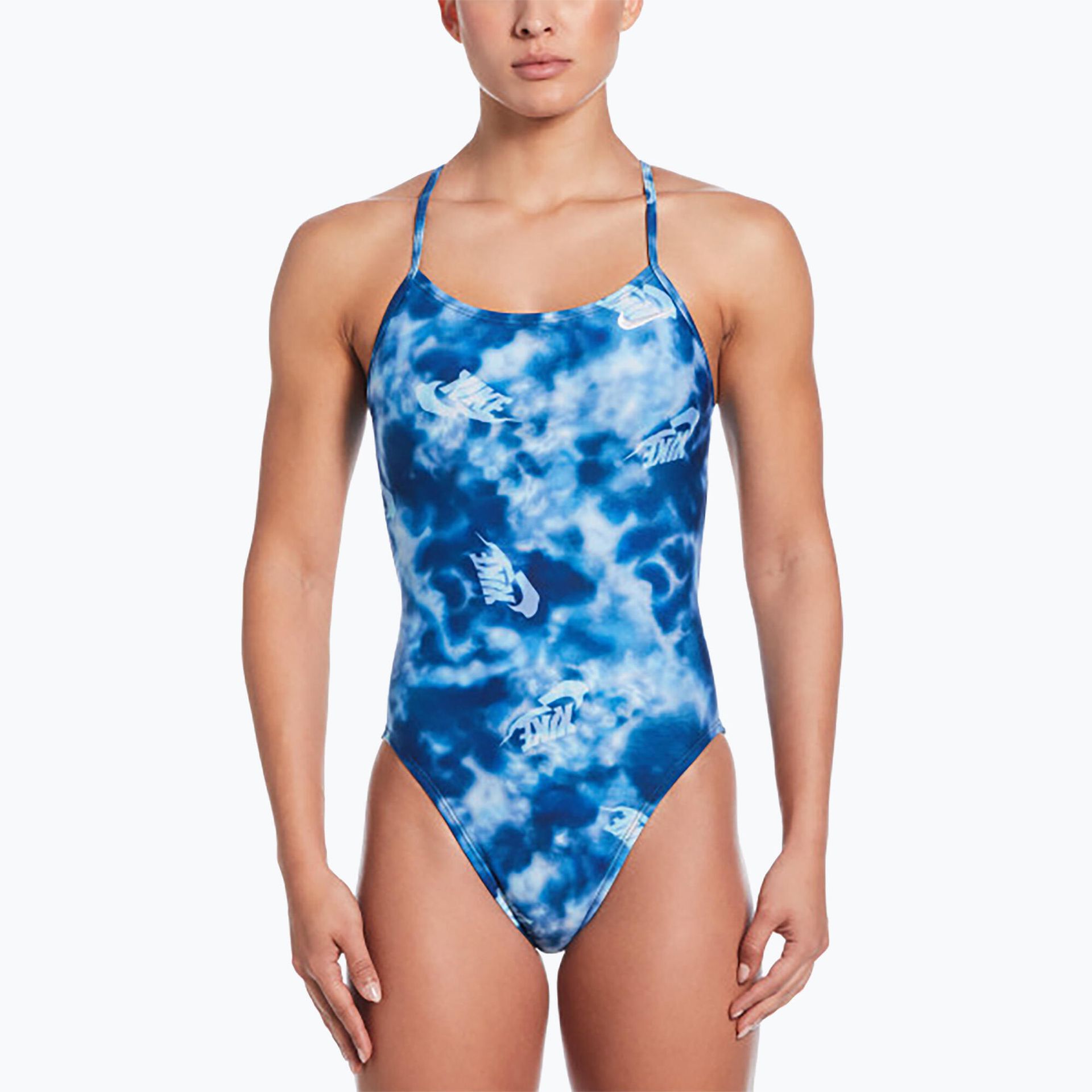 Strój pływacki jednoczęściowy damski Nike Hydrastrong Cutout
